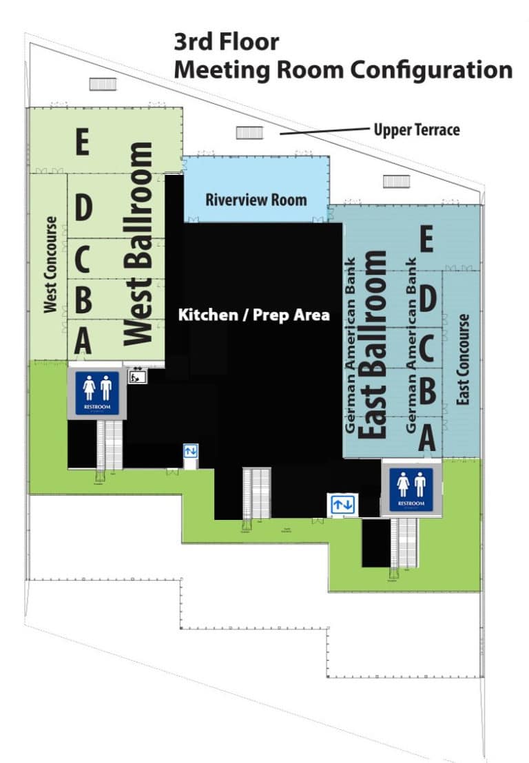 Floor Plans Capacities Owensboro Convention Center